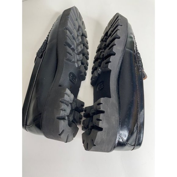 New Weejuns by G.H. Bass Whitney Super Lug Sole Penny Loafer Size 6 Black - Picture 6 of 8